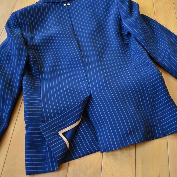 BOSS Jocalua Pinstripe Blazer Size 0 - Picture 16 of 16